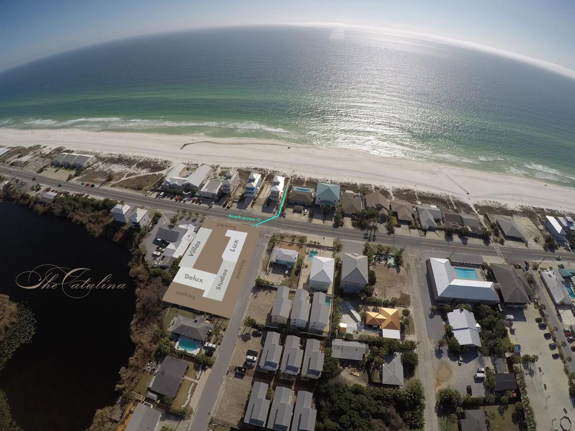 The Catalina Motel Panama City Beach Exterior photo